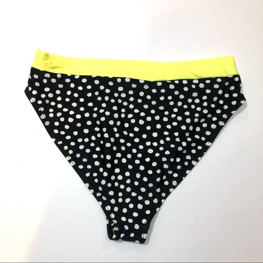 California Waves Polka Dot Bikini Swim Bottom